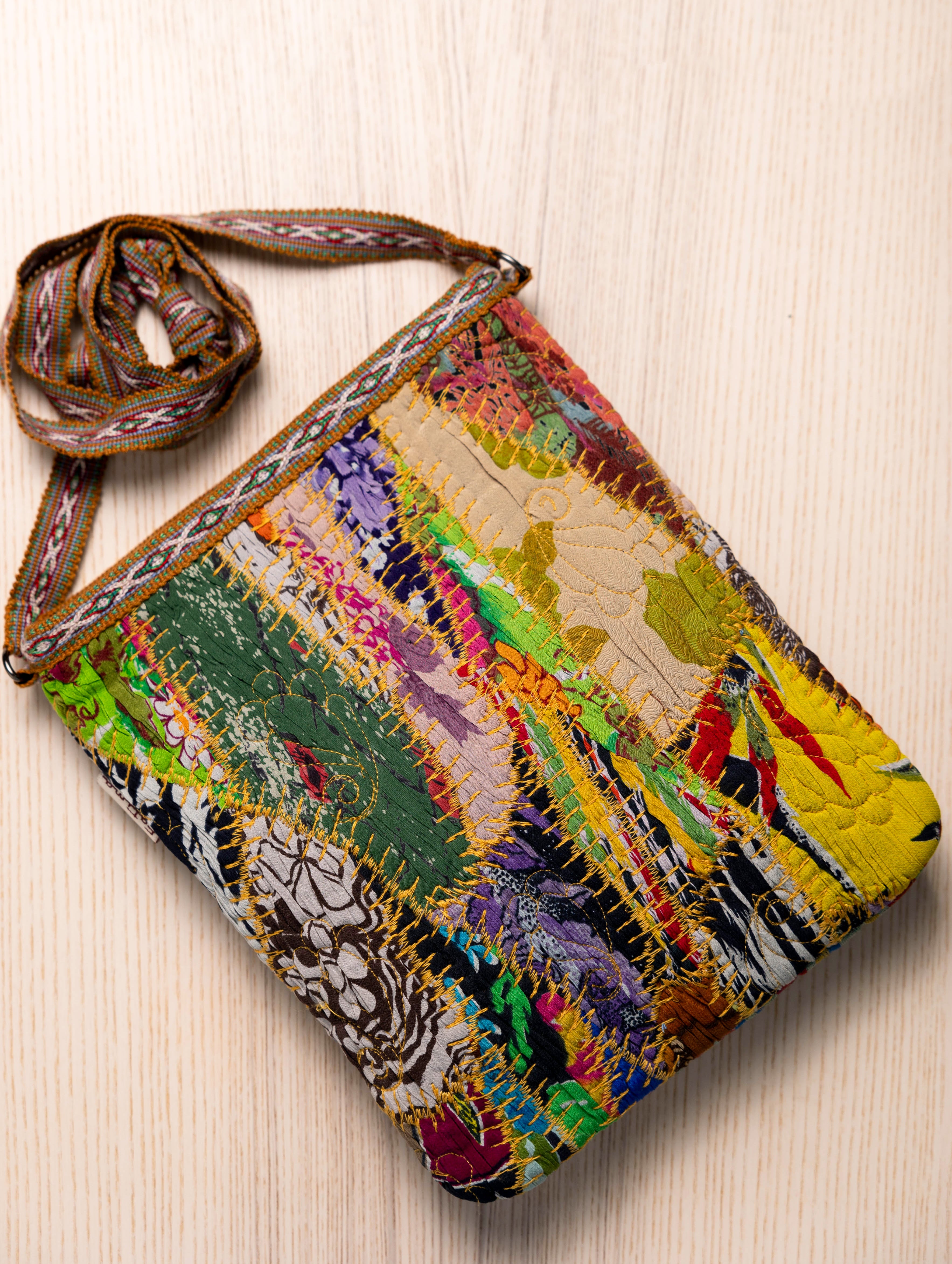 Silk Cross Bag (Patchwork)