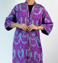 Silk Ikat Kaftan (Purple)