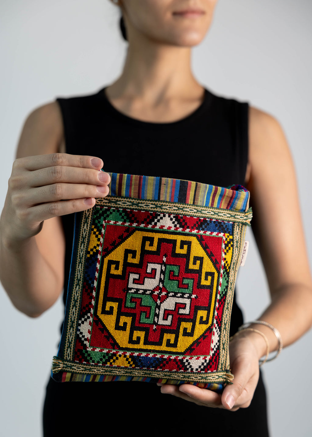 Silk Cross Bag (Emboidery)