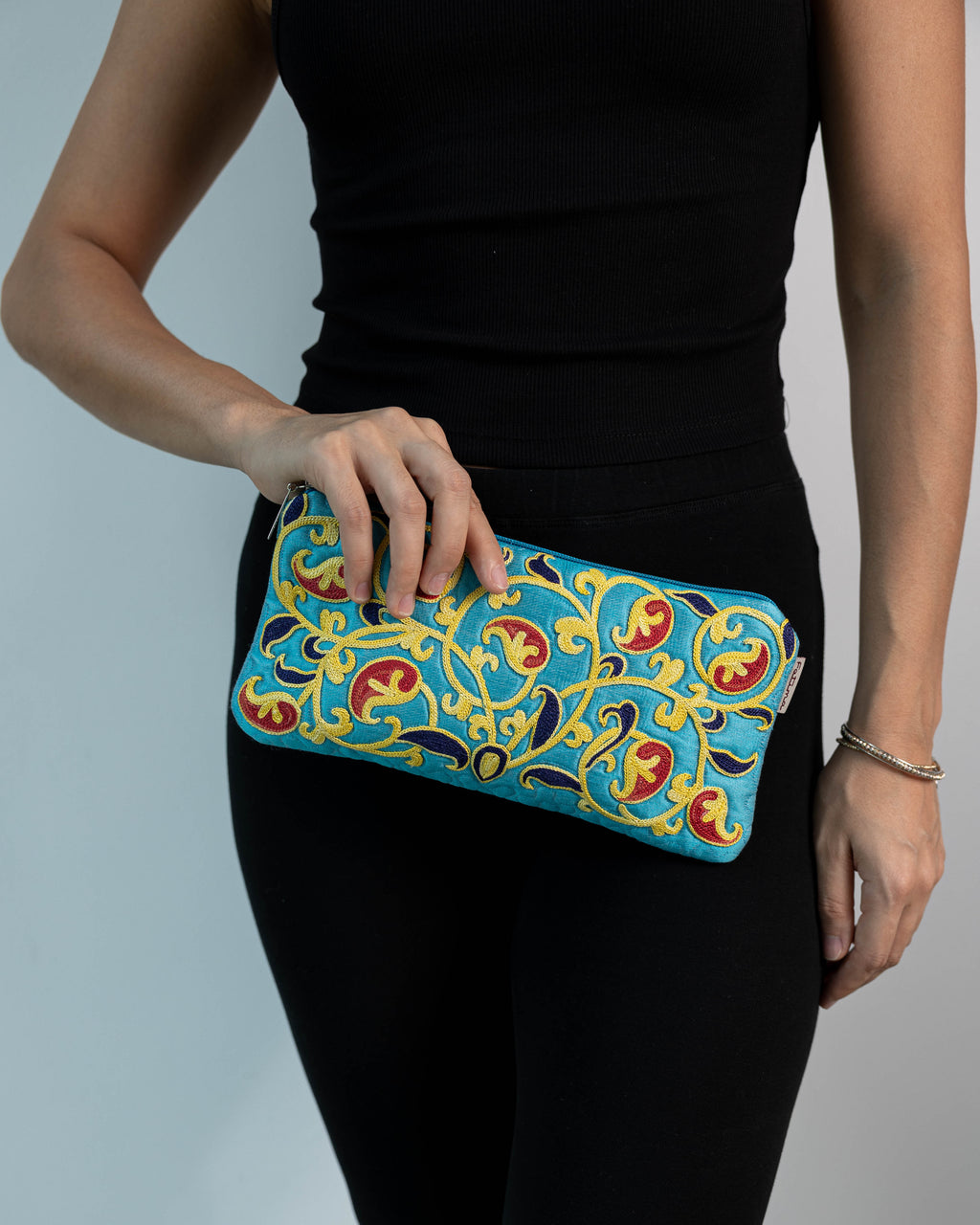 Silk Clutch (Embroidered)