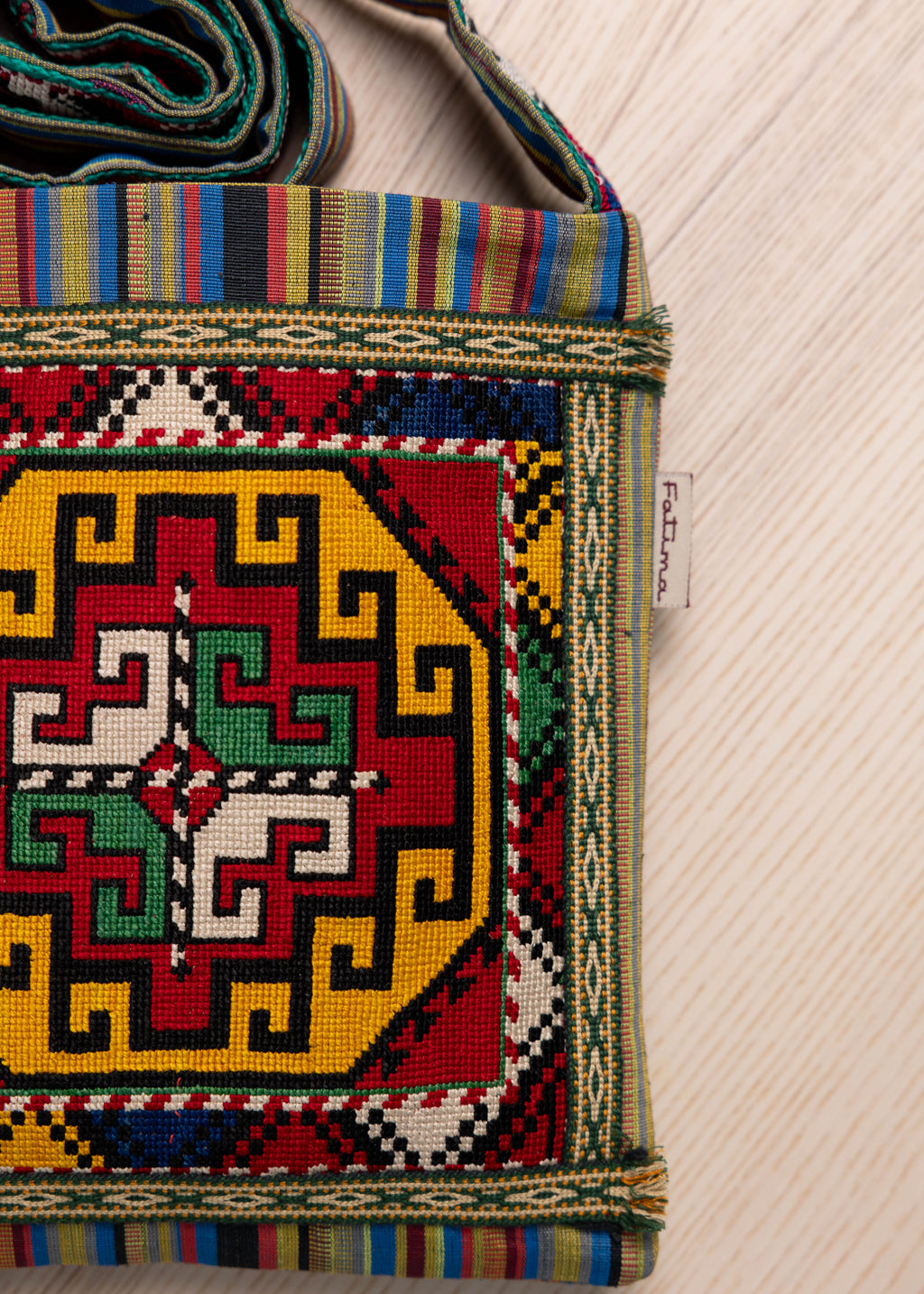 Silk Cross Bag (Emboidery)