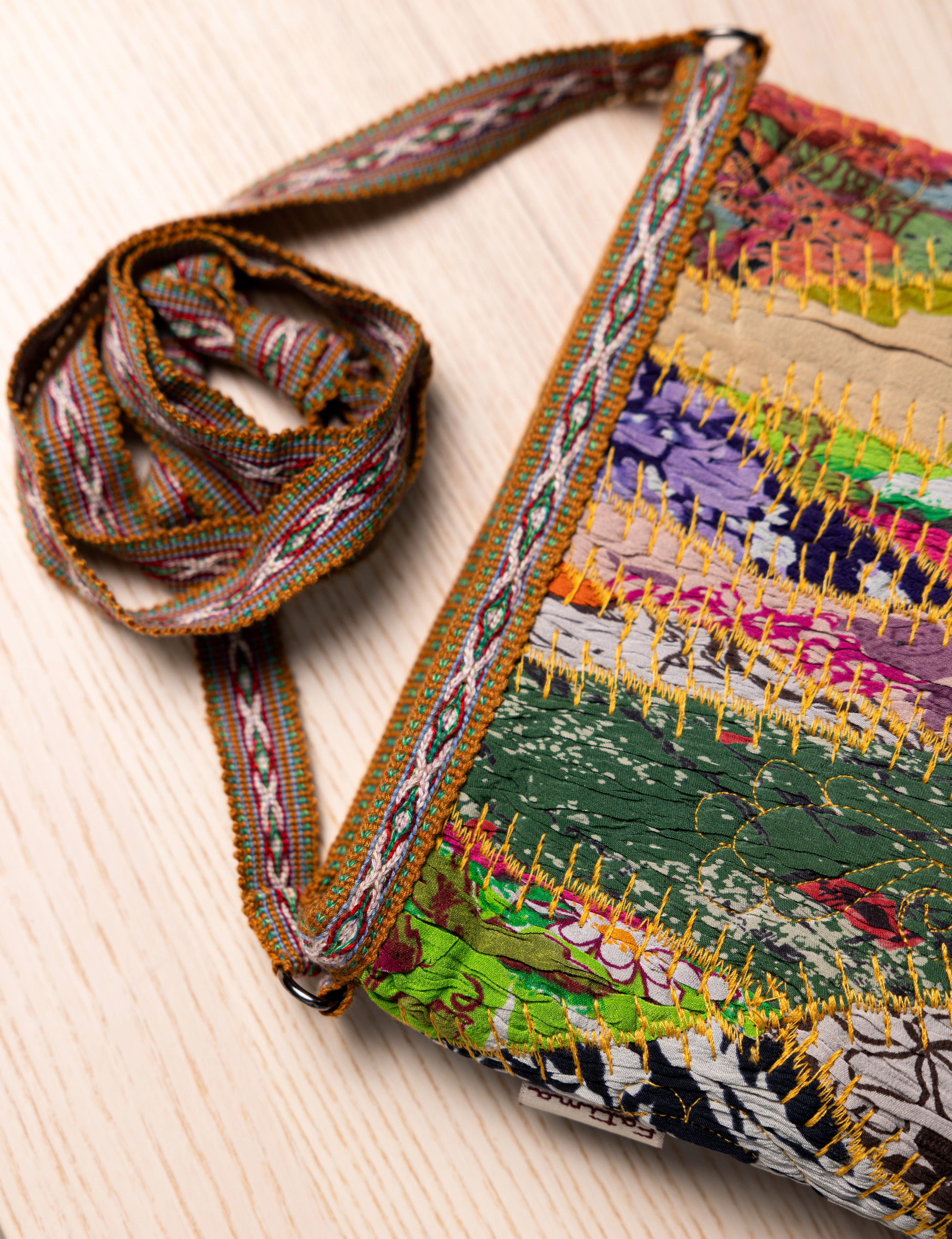 Silk Cross Bag (Patchwork)