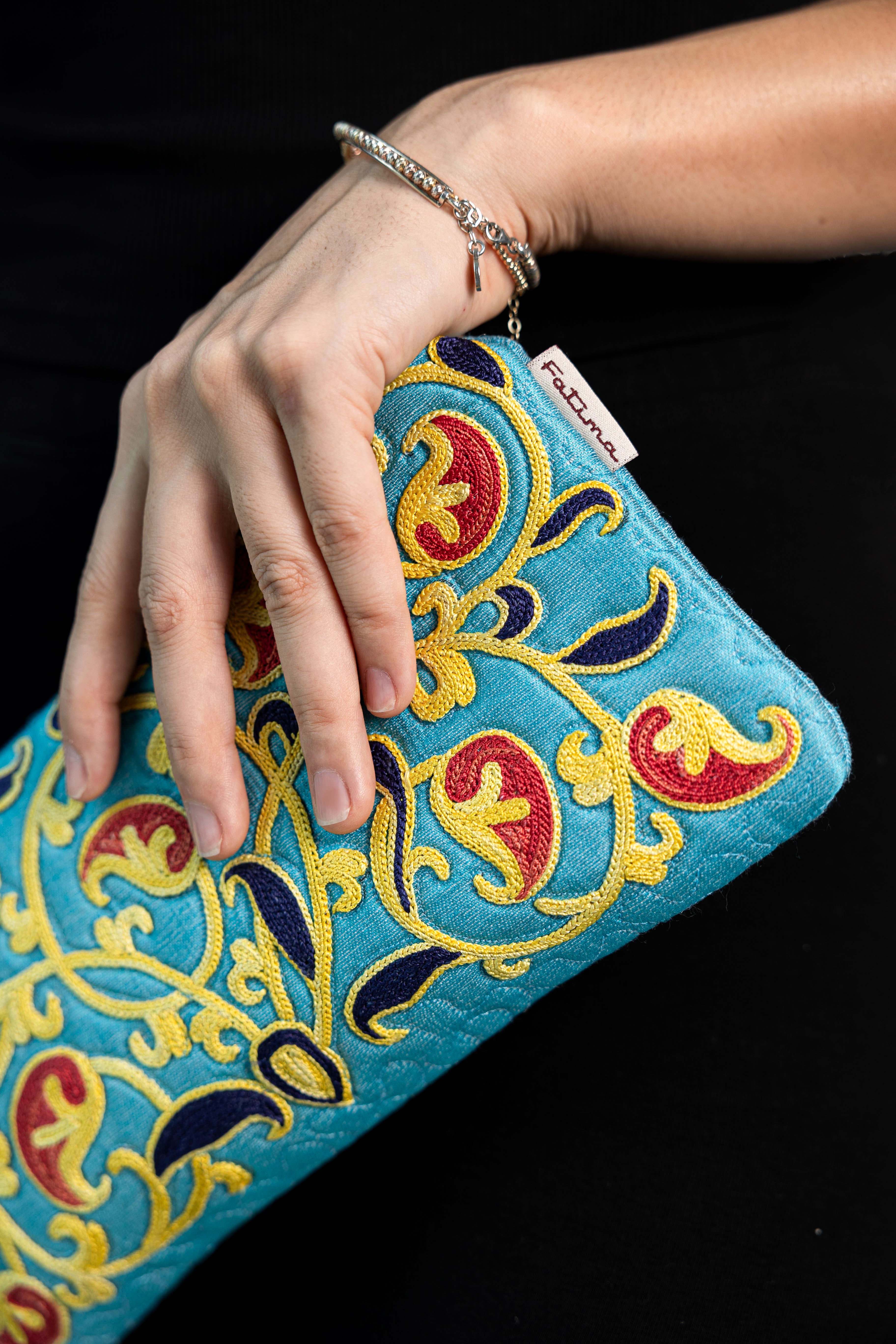 Silk Clutch (Embroidered)
