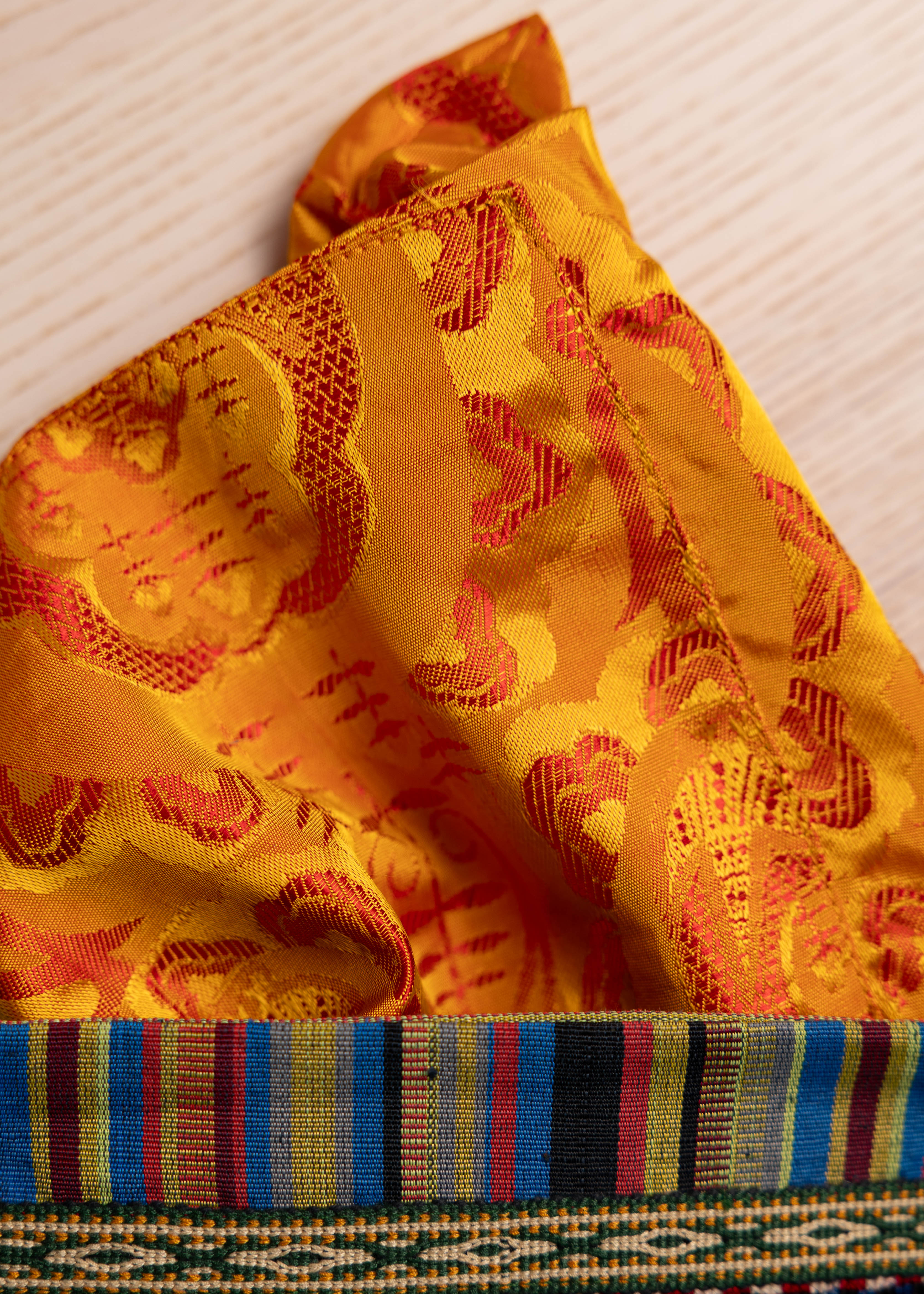 Silk Cross Bag (Emboidery)