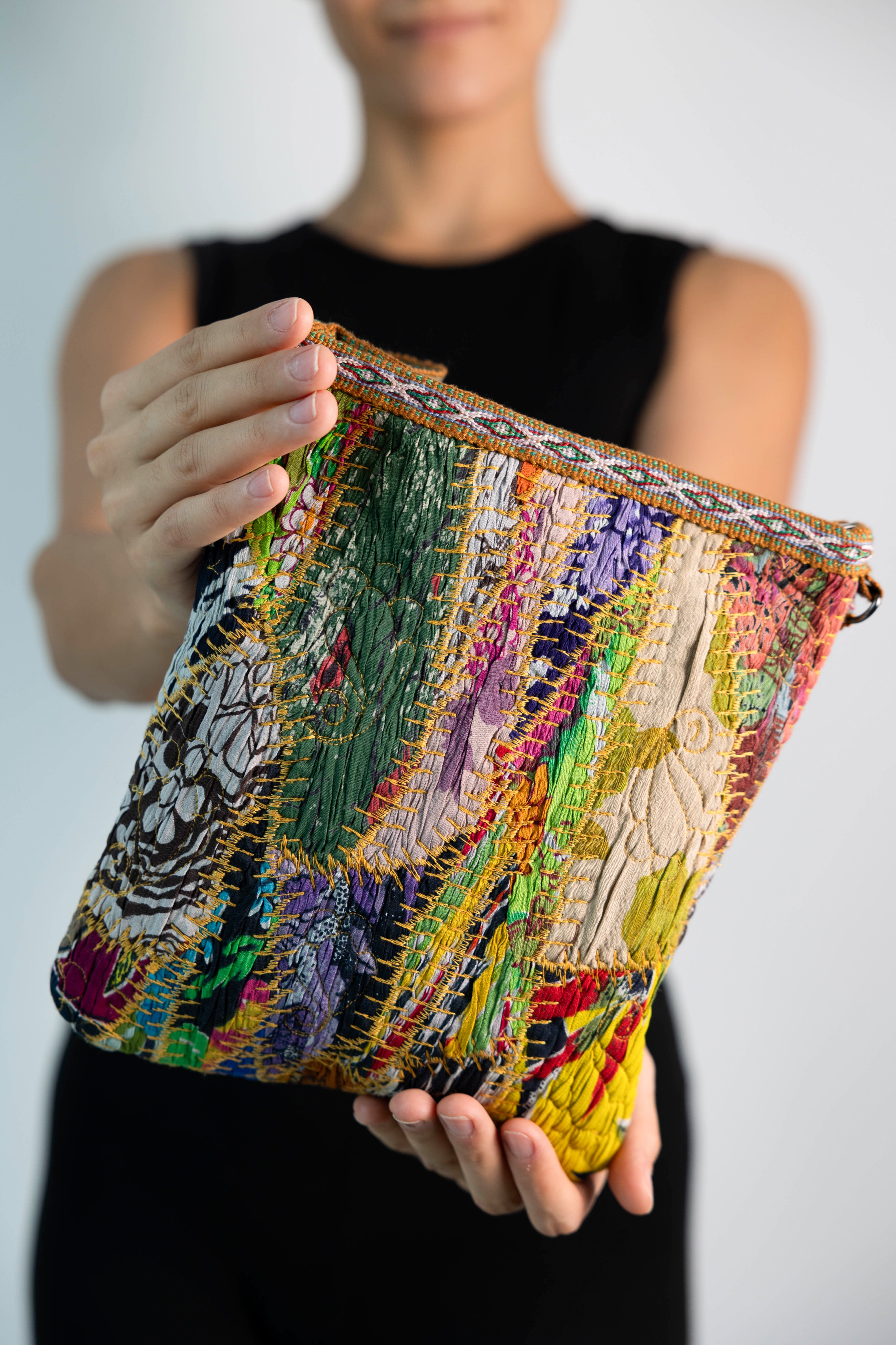 Silk Cross Bag (Patchwork)