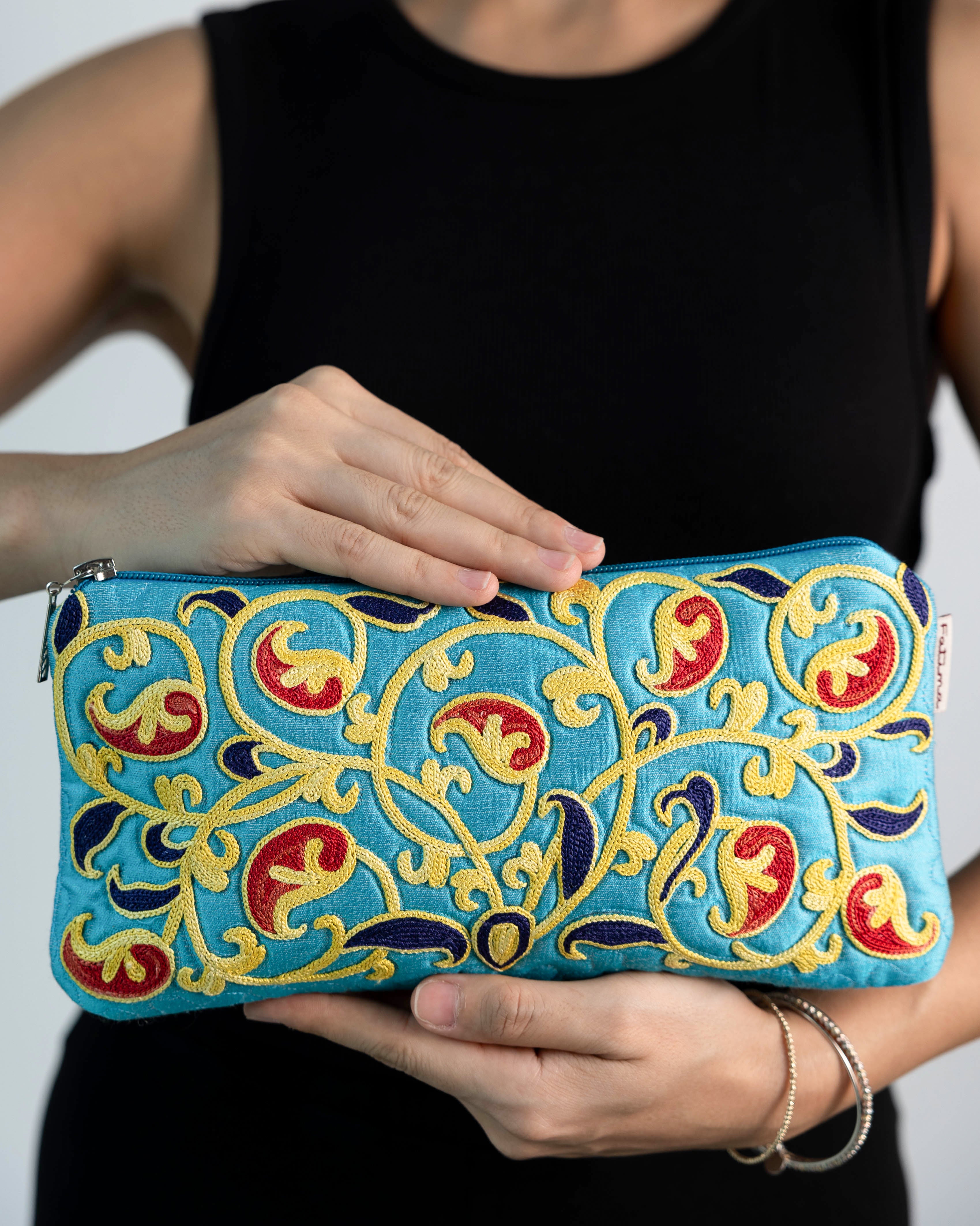Silk Clutch (Embroidered)