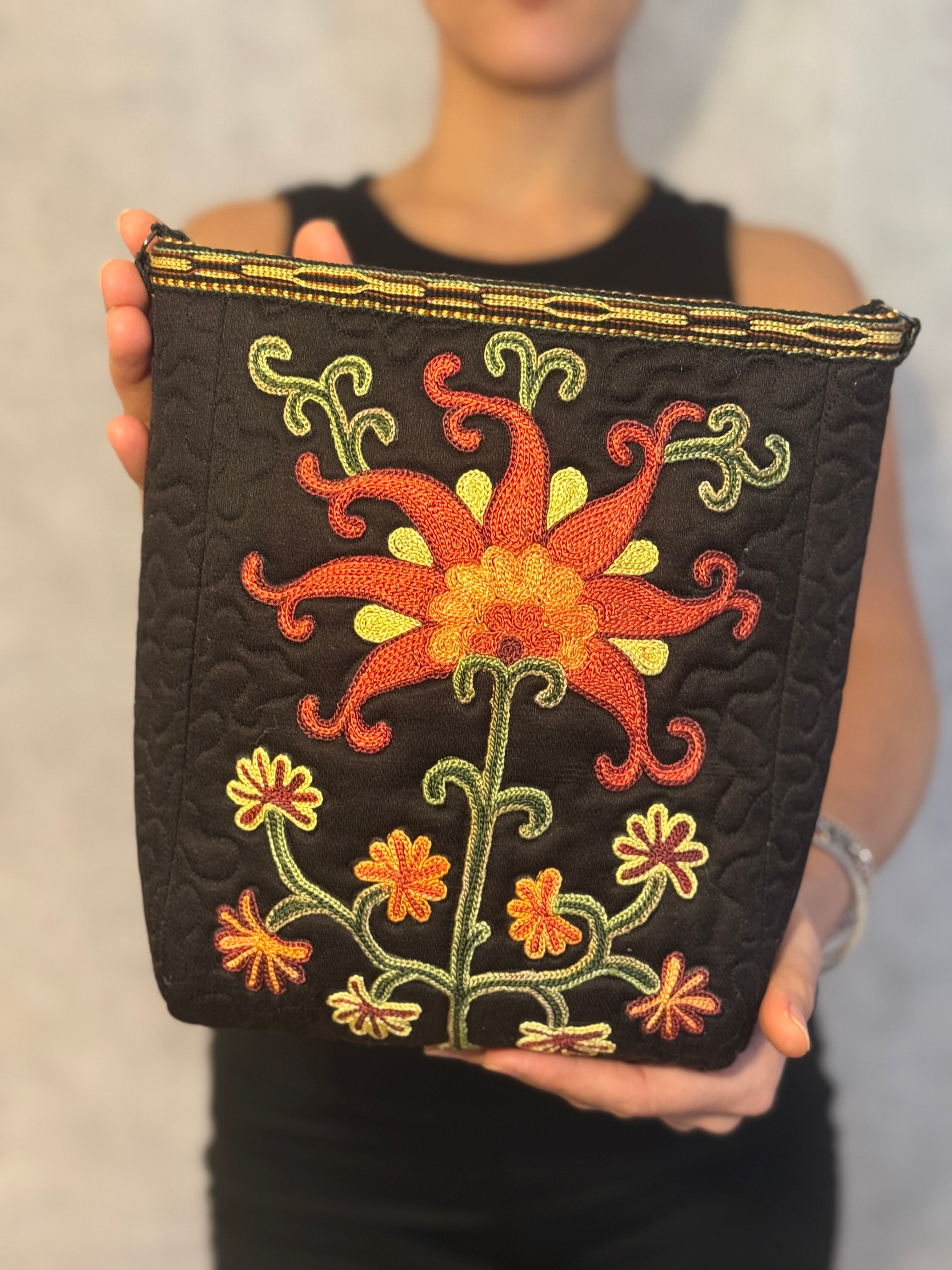 Silk Cross Bag (Black)