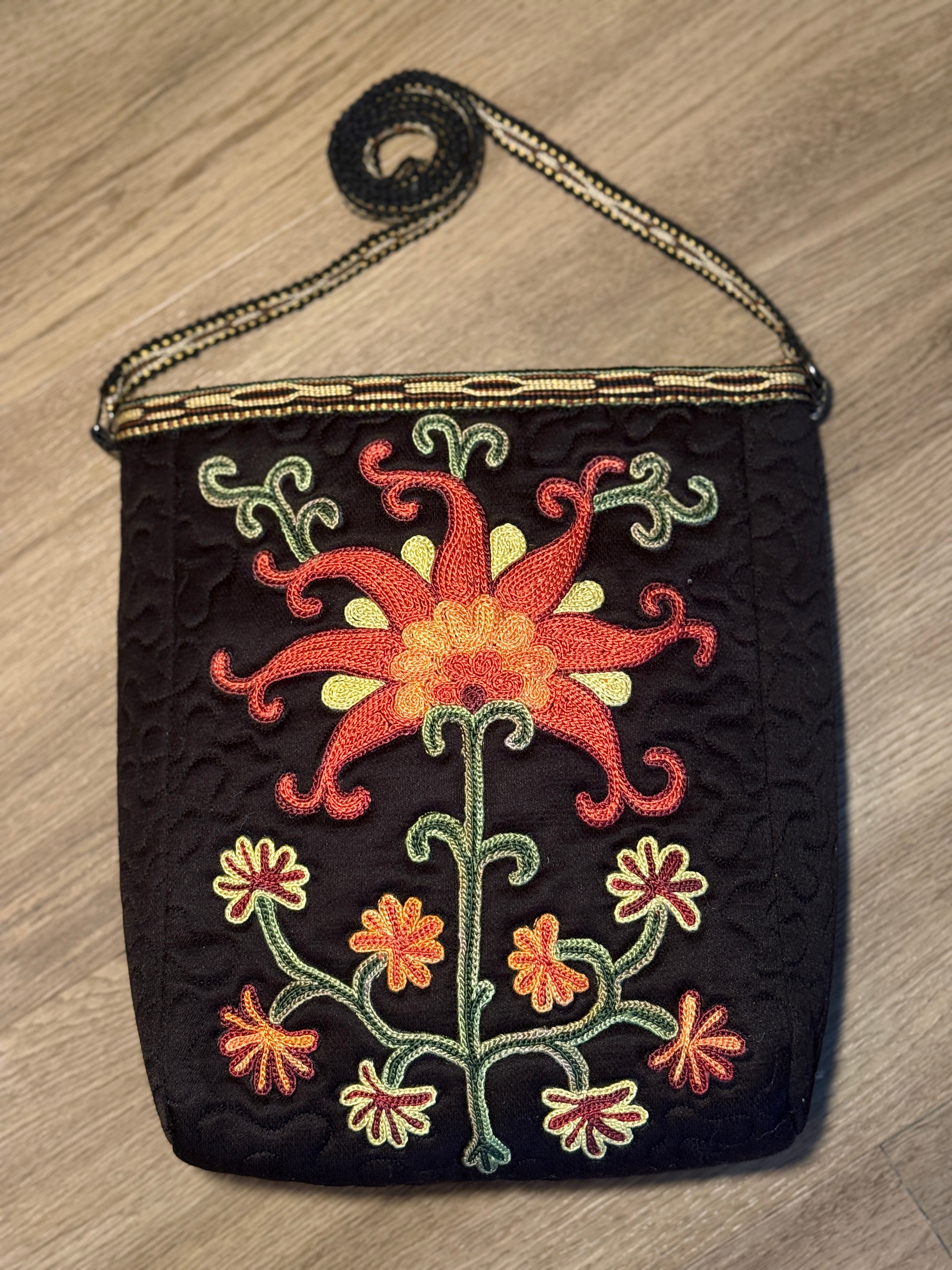 Silk Cross Bag (Black)